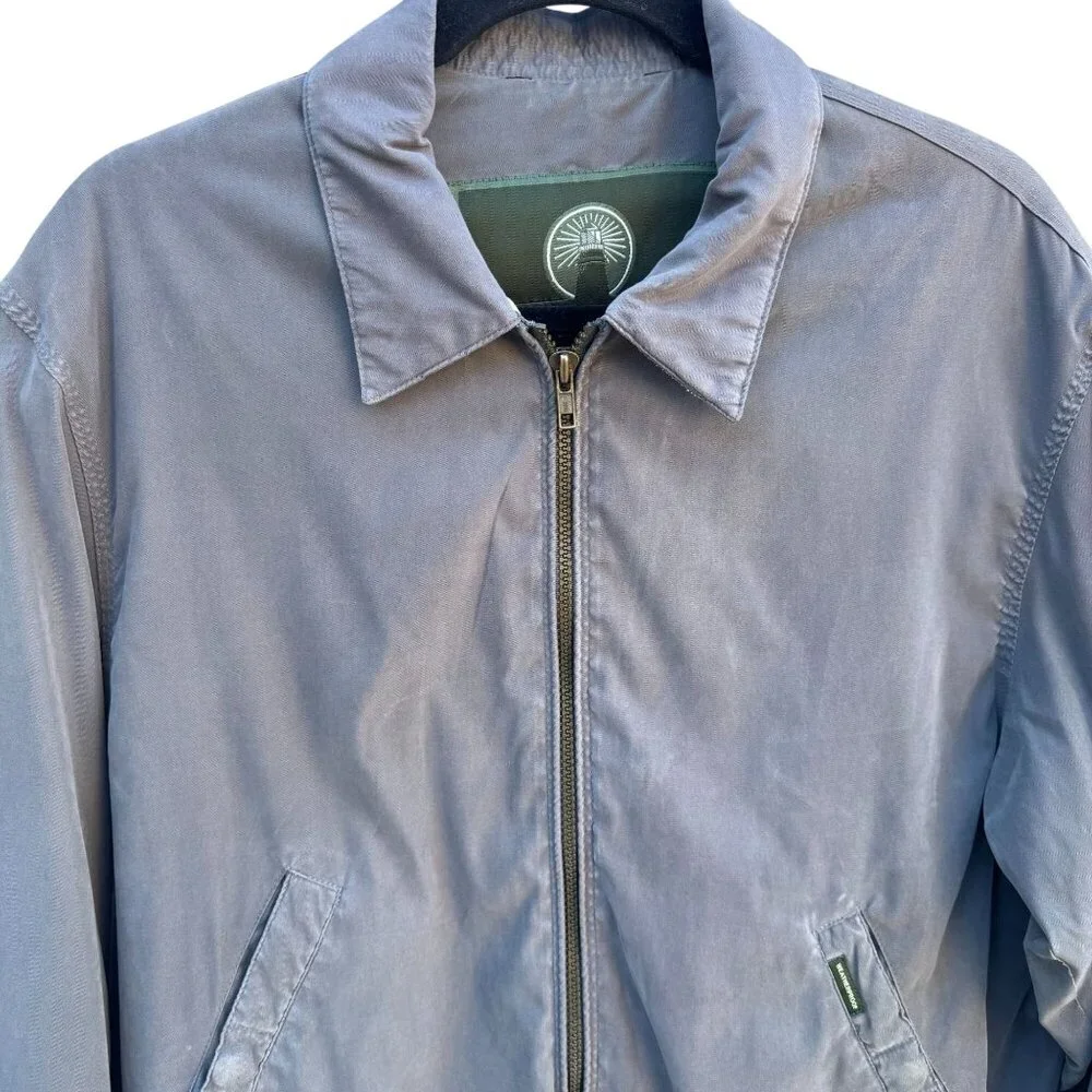 Weatherproof Lightweight Workwear Bomber Harrington Jacket Gray Mens XL Dad Core